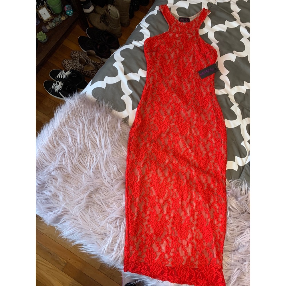 Hot Miami Styles NEVER BEEN WORN lace slip dress